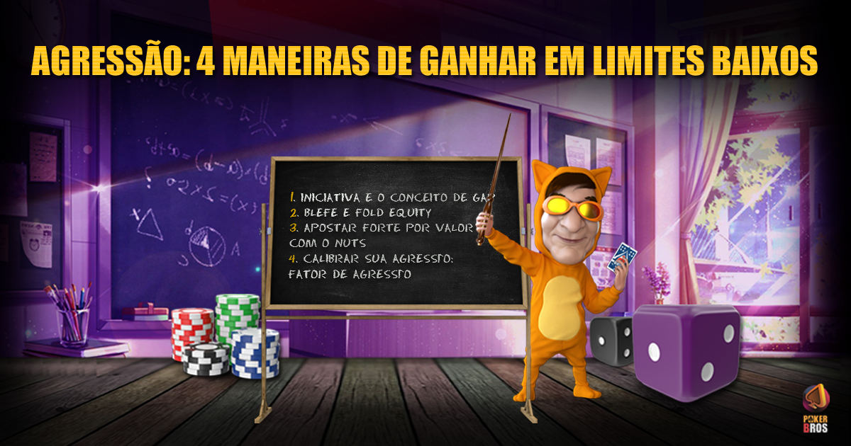 3 estratégias para jogar um flush draw no flop e turn.